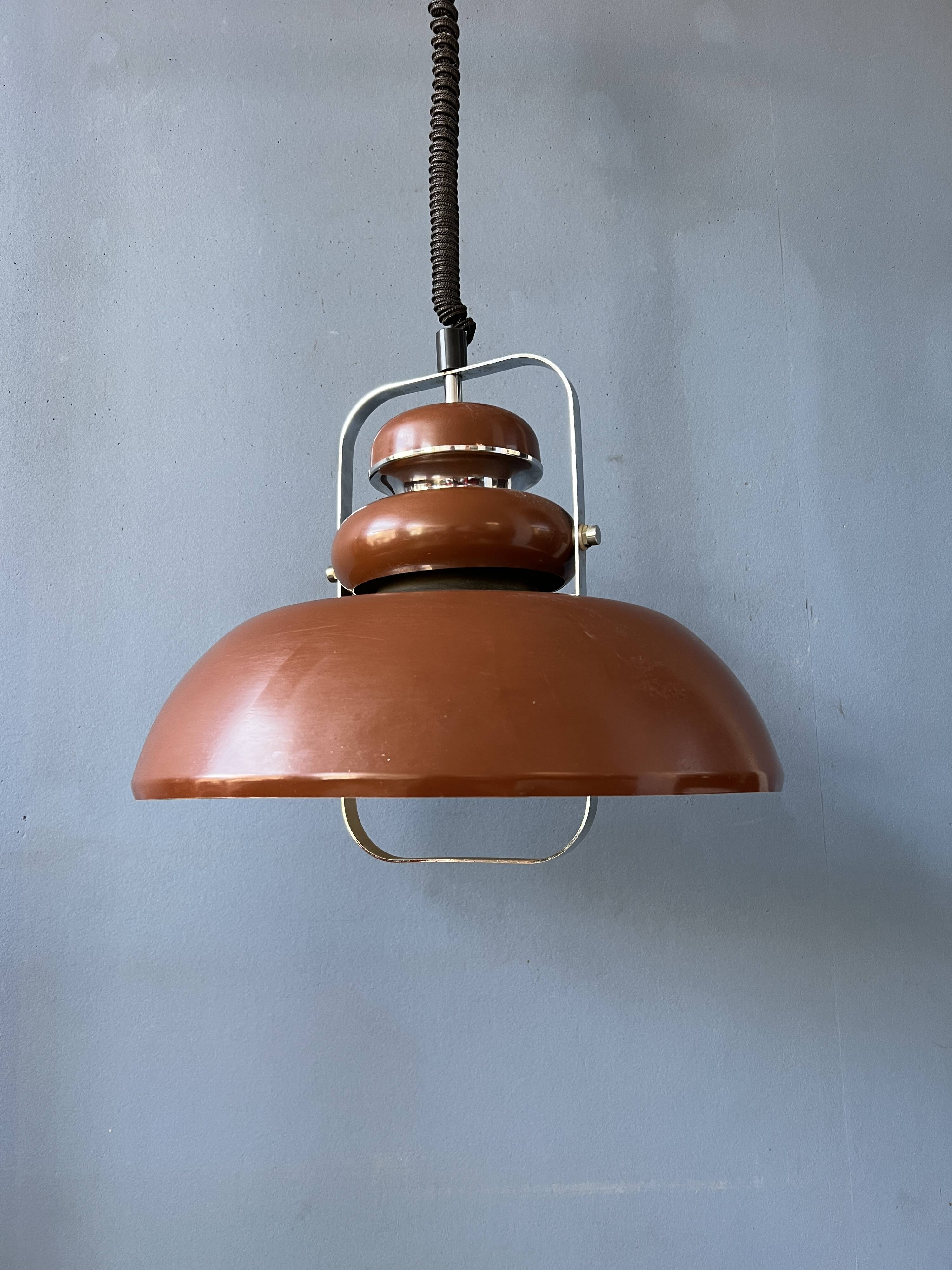 Vintage Anvia space age pendant lamp