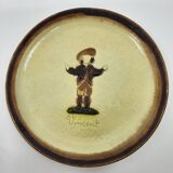 Service à dessert Atelier Cerenne Vallauris Santons de Provence France 1950