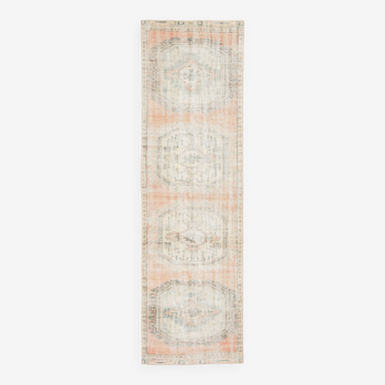 3x10 57s Antique Vintage Runner Rug, 91x318Cm