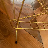 Vintage brass magazine holder - year 50-60