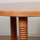 Wooden coffee table in the style of Charles Dudouyt, 1940.