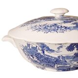 Gien x Wedgwood “Countryside” blue and white tureen – rare model