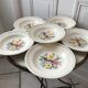 Lot de 6 assiettes creuses Digoin Sarreguemines années 40