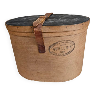 Wooden hat box