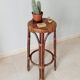 Vintage rattan high stool 60s/70s