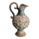 Brutalist terracotta pitcher vase signed / 1970 / ceramic / vintage