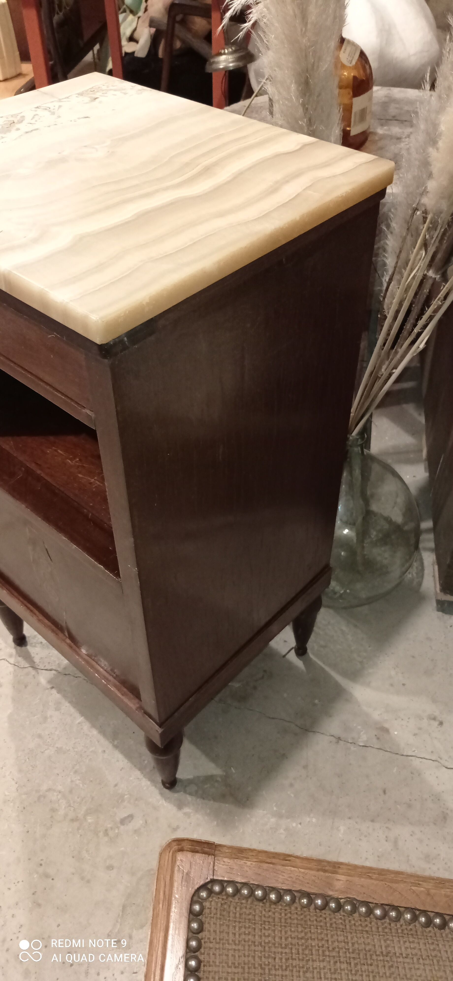 Antique entryway or bedside cabinet