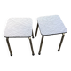 Pair of Formica stools