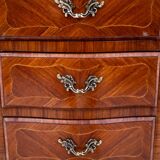 Antique small chest of drawers with marble top, France, circa 1930