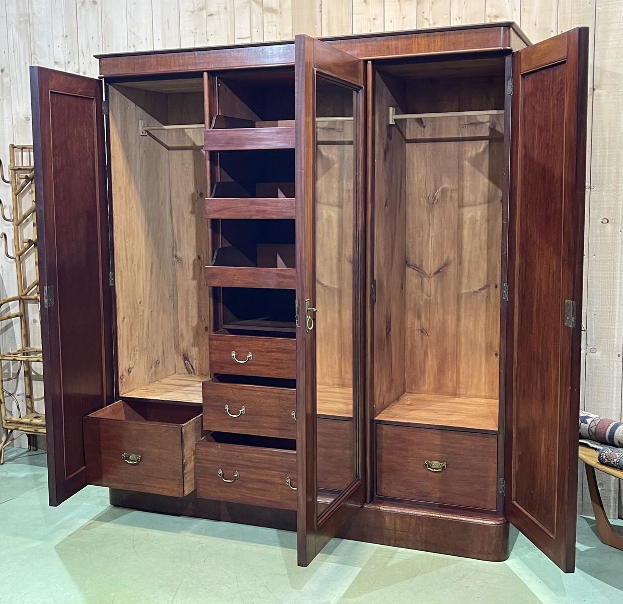 Dressing Victorian XIXth mahogany