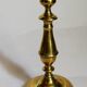 Old solid brass candle holder
