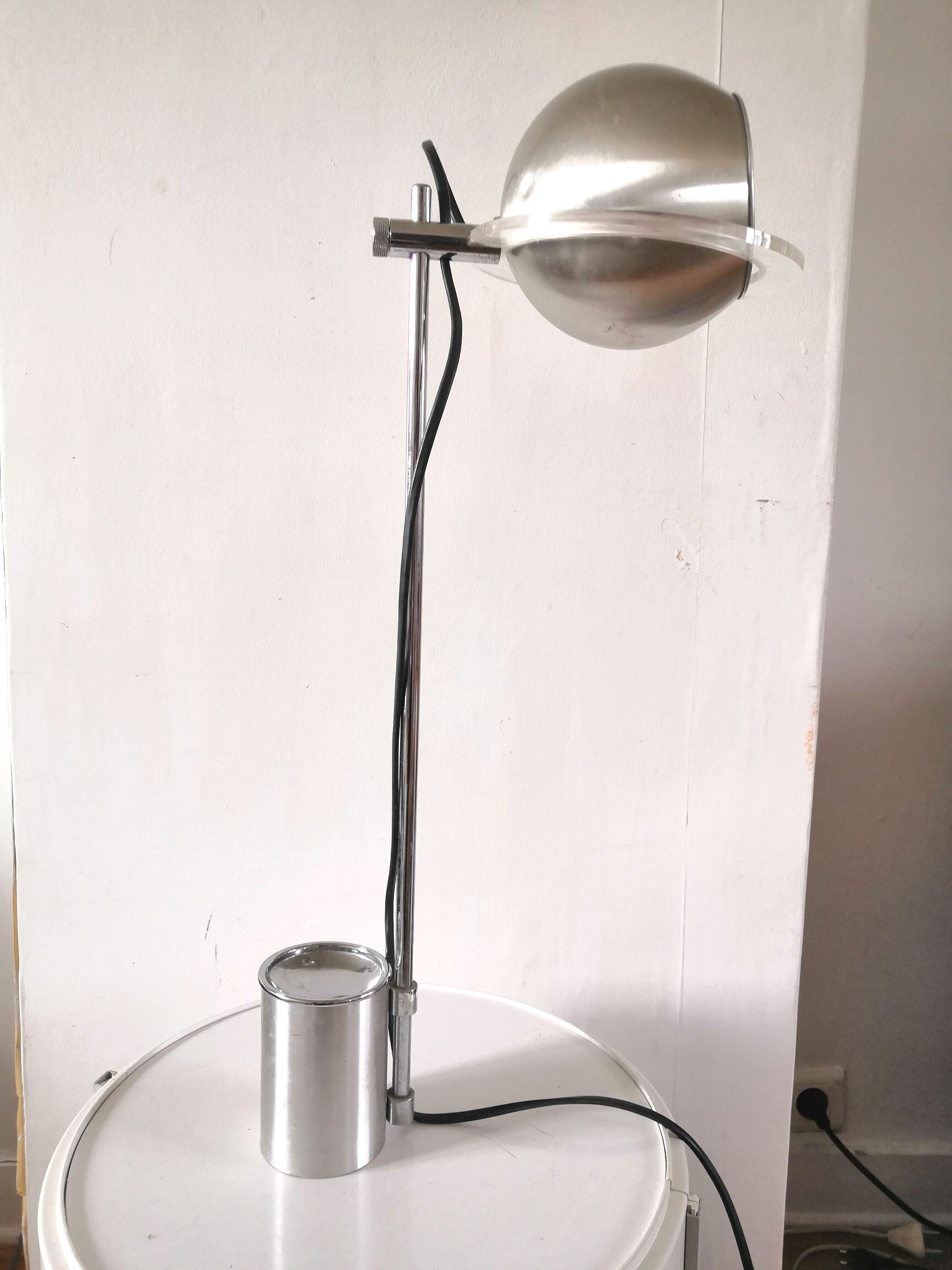 Ashtray lamp eyeball design 70s