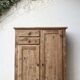 English solid pine wardrobe