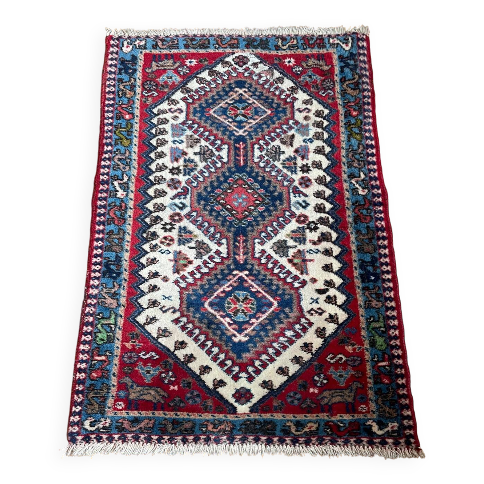 Petit tapis persan Yalameh