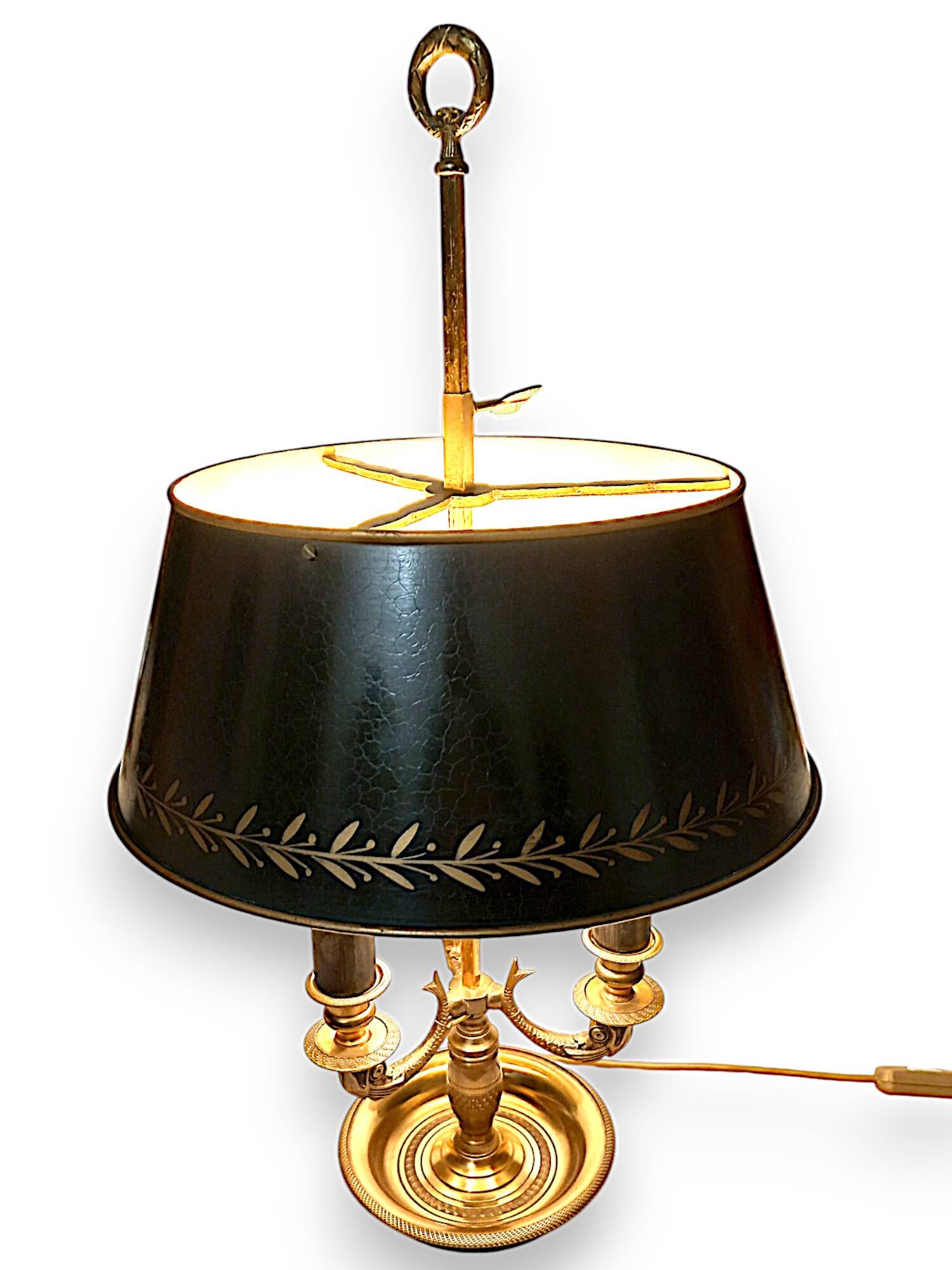 Empire bronze hot water bottle lamp
