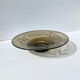 Large Art Deco smoked glass bowl
