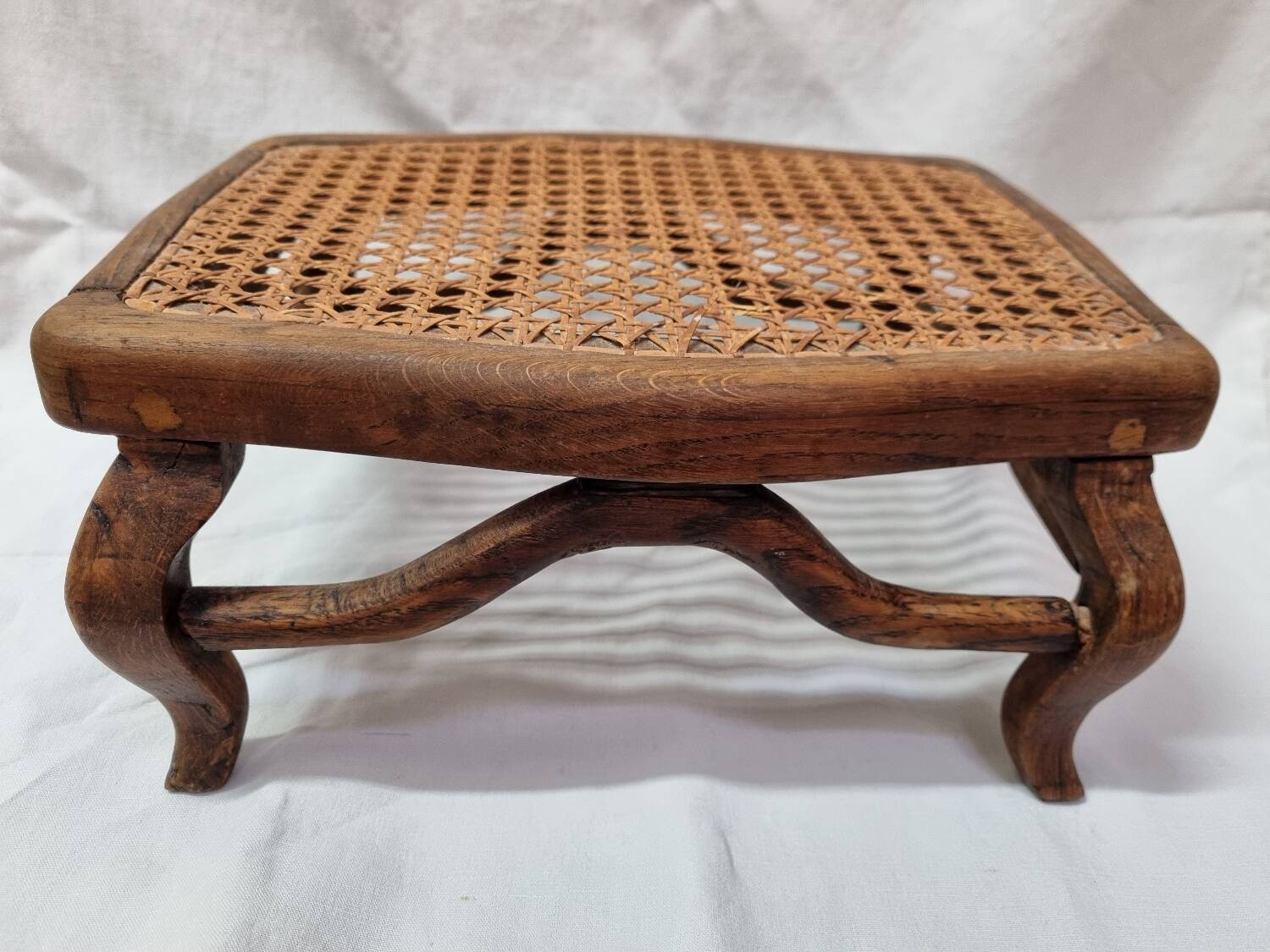 Thonet rattan footrest