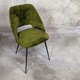 Vintage moumoute chair set