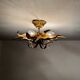 Golden Italian Hollywood Regency Chandelier by Hans Kögl