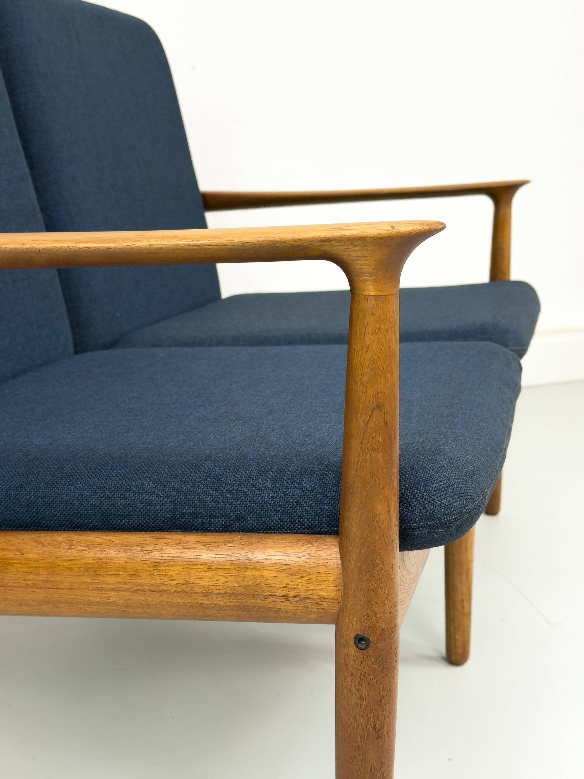 Danish Teak Lounge Sofa by Svend Aage Eriksen for Glostrup, 1960s