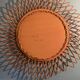 sun rattan mirror