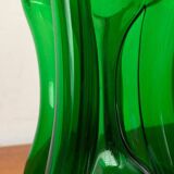 Vintage Kluk Kluk Bottle in Danish Green Glass from Holmegaard, 1970s