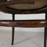 Beech armchair with armrests in Thonet style, 1920s