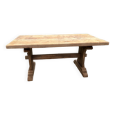 Solid wood monastery table