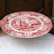 Plateau à gâteaux Cranberry Spode « Italian » Design Lavable au lave-vaisse