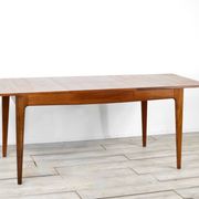 Midcentury extending table in afromosia by a. younger. vintage modern / retro