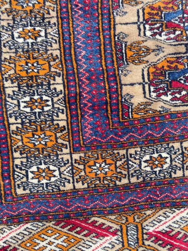 Tapis vintage Turkmen boukhara 98x162 cm