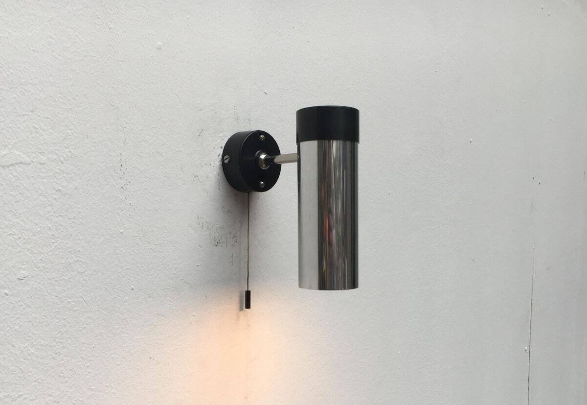 Mid-century minimalist wall lamps by H. Busquet for Hala Zeist, 1960s, set of 2.