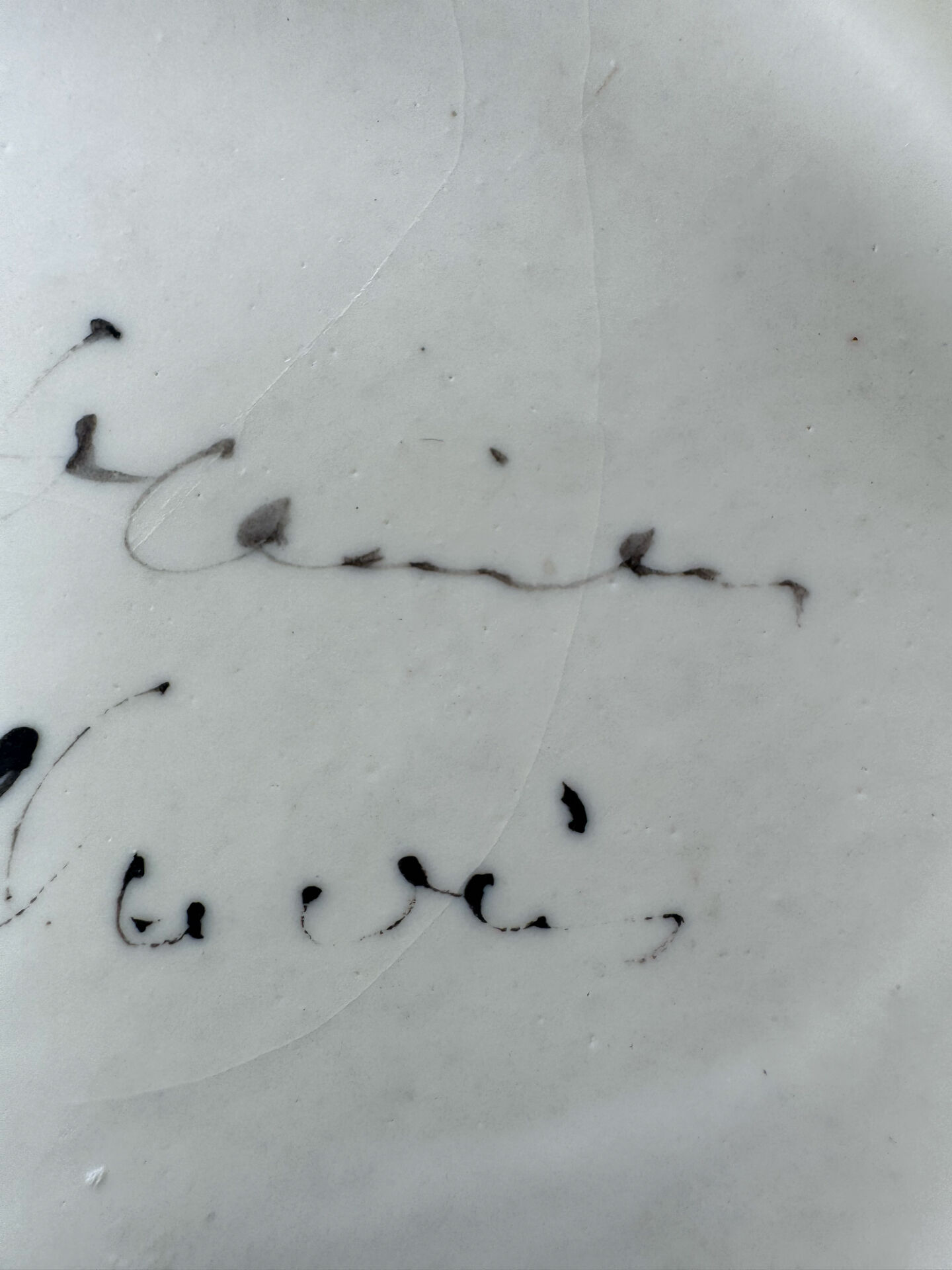 Ceramic plate from Vallauris – Marie-Christine Treinen – Years
