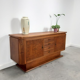 Vintage art deco wooden enfilade with drawers