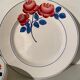 Set of 5 red pink HBCM plates