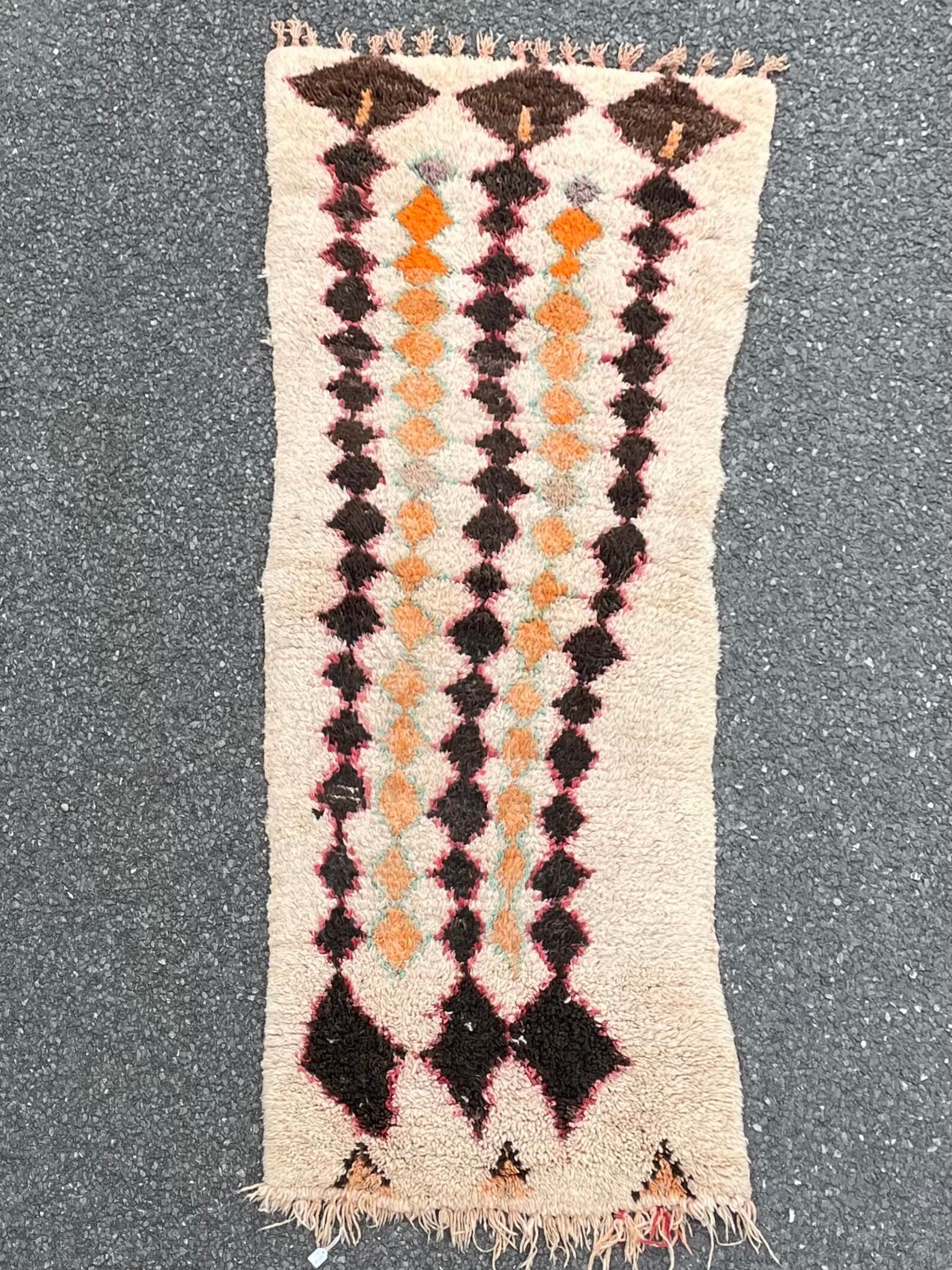 Vintage azilal corridor carpet