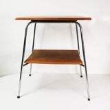 Bauhaus side table, Czechoslovakia, 1950s