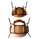 Mid Century Modern Lounge Chairs, set of two, Gastone Rinaldi style, Italy 1960's