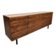 Vintage wooden sideboard credenza 1970