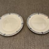 2 round dishes iron earth .salins