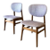Pair of chairs by Louis Van Teefelen