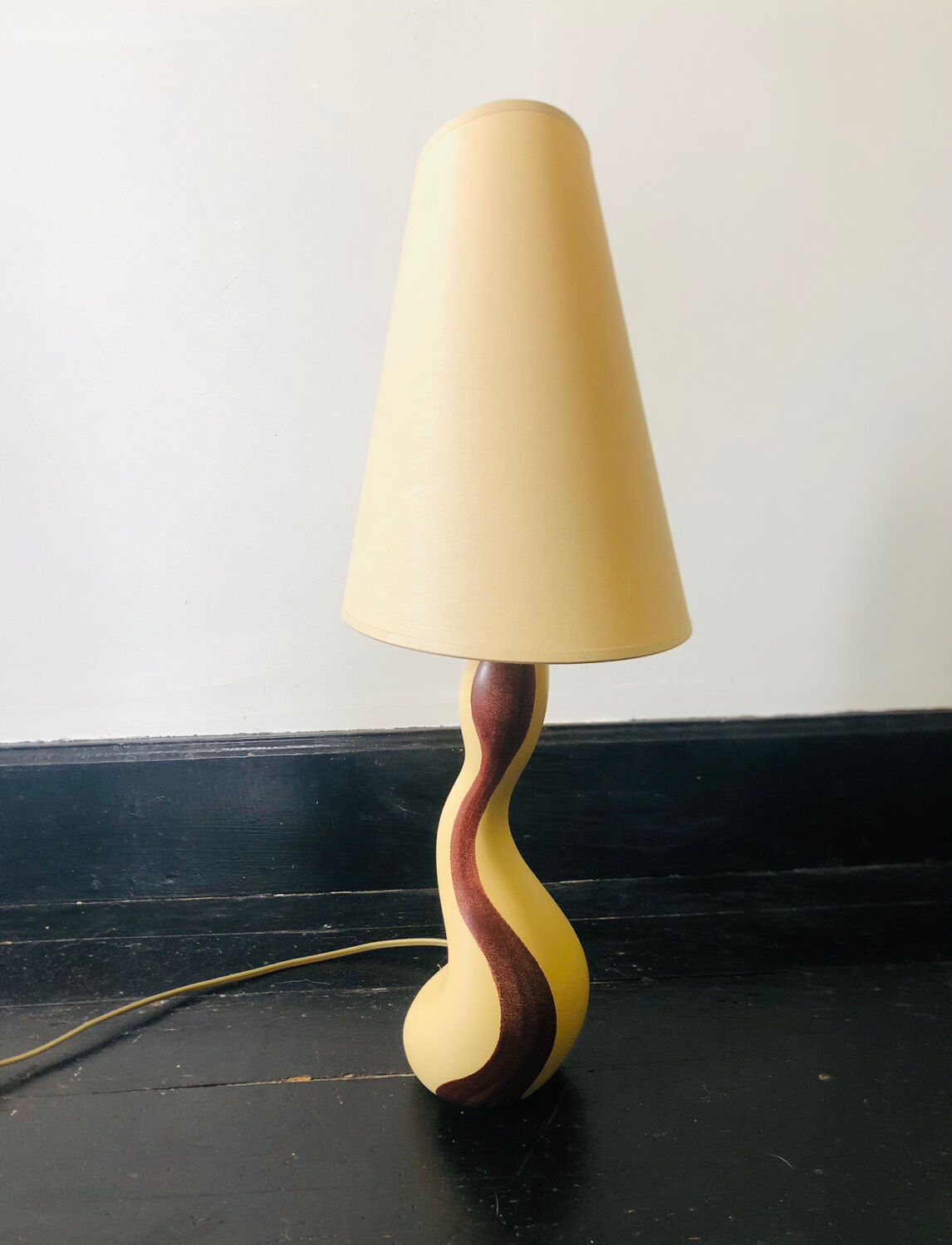 Ceramic lamp by Louis Drimmer, design