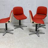 4 chaises "space age " Wilkhahn, circa 1970