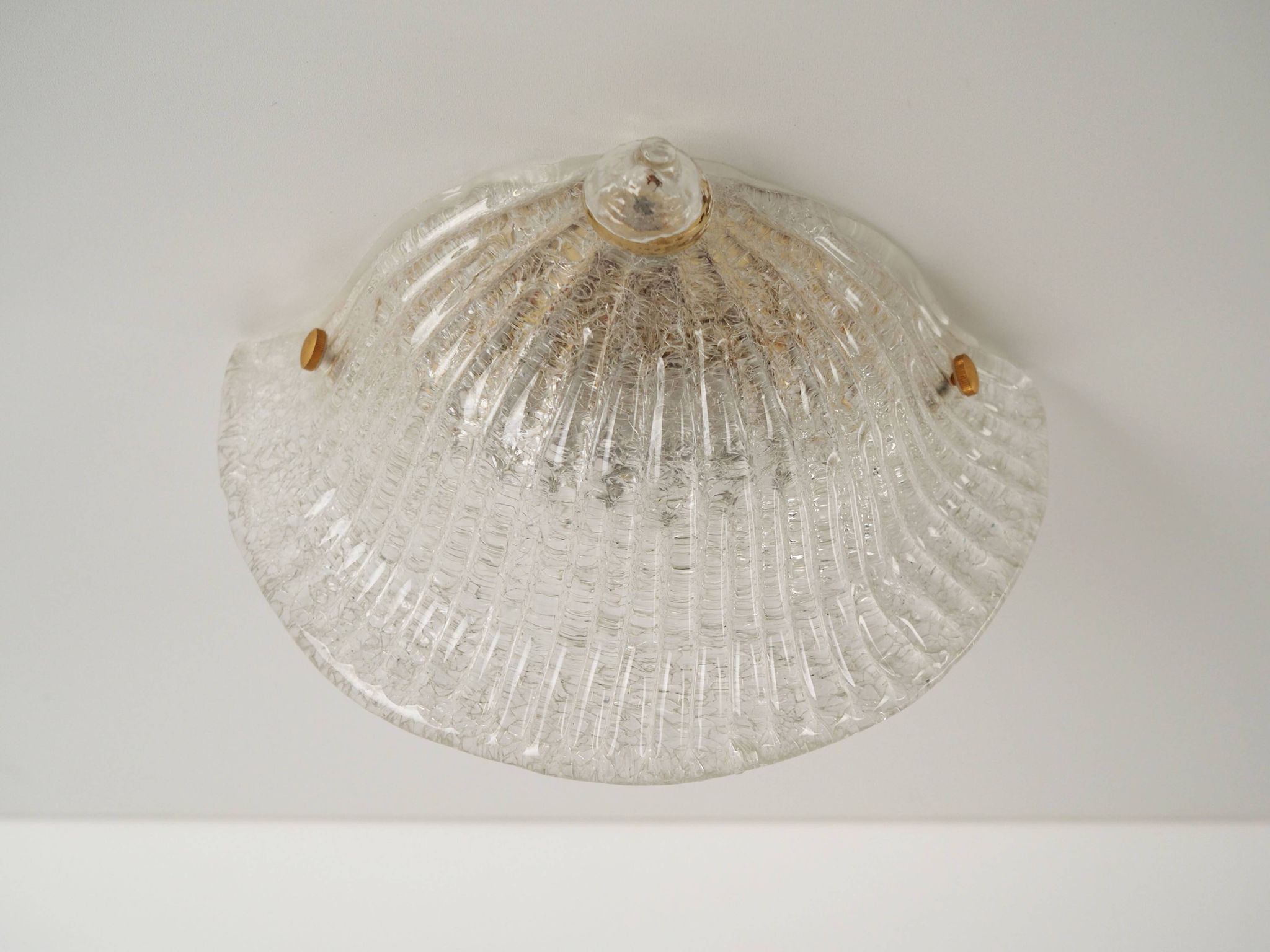 Wall lamp, Murano glass, Italian design, 1970s, manufacture: Italy