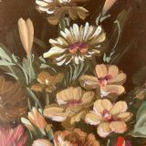 Nature morte au bouquet de fleurs sauvages, XX siècle , signé