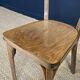 Set of 26 Baumann wooden bistro chairs from the 1950s France