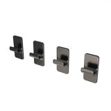 Vintage plastic hangers, 1960s, set of 4