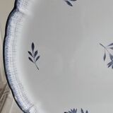 grande assiette plate Niderviller plat rond.