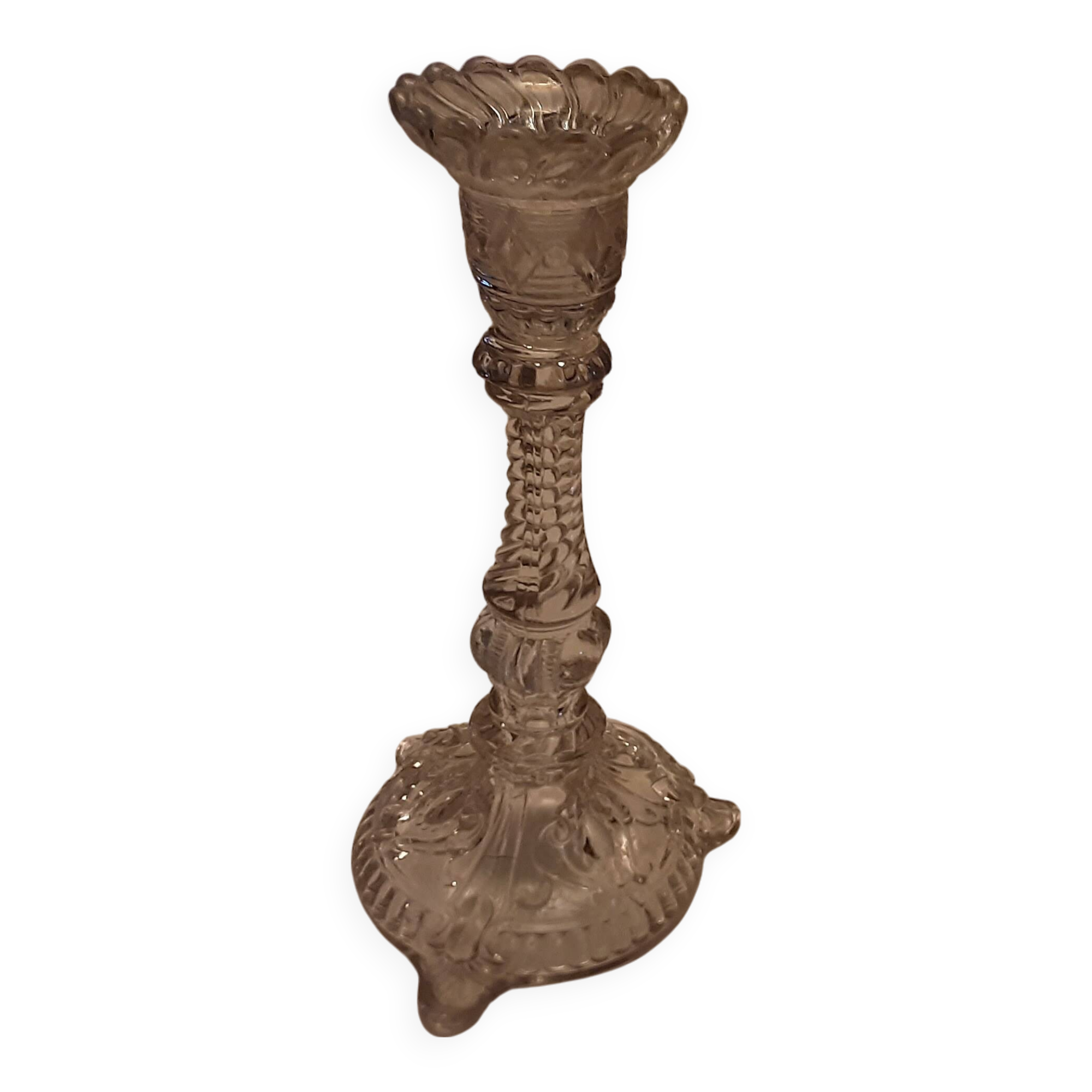 PRESSED GLASS CHANDELIER