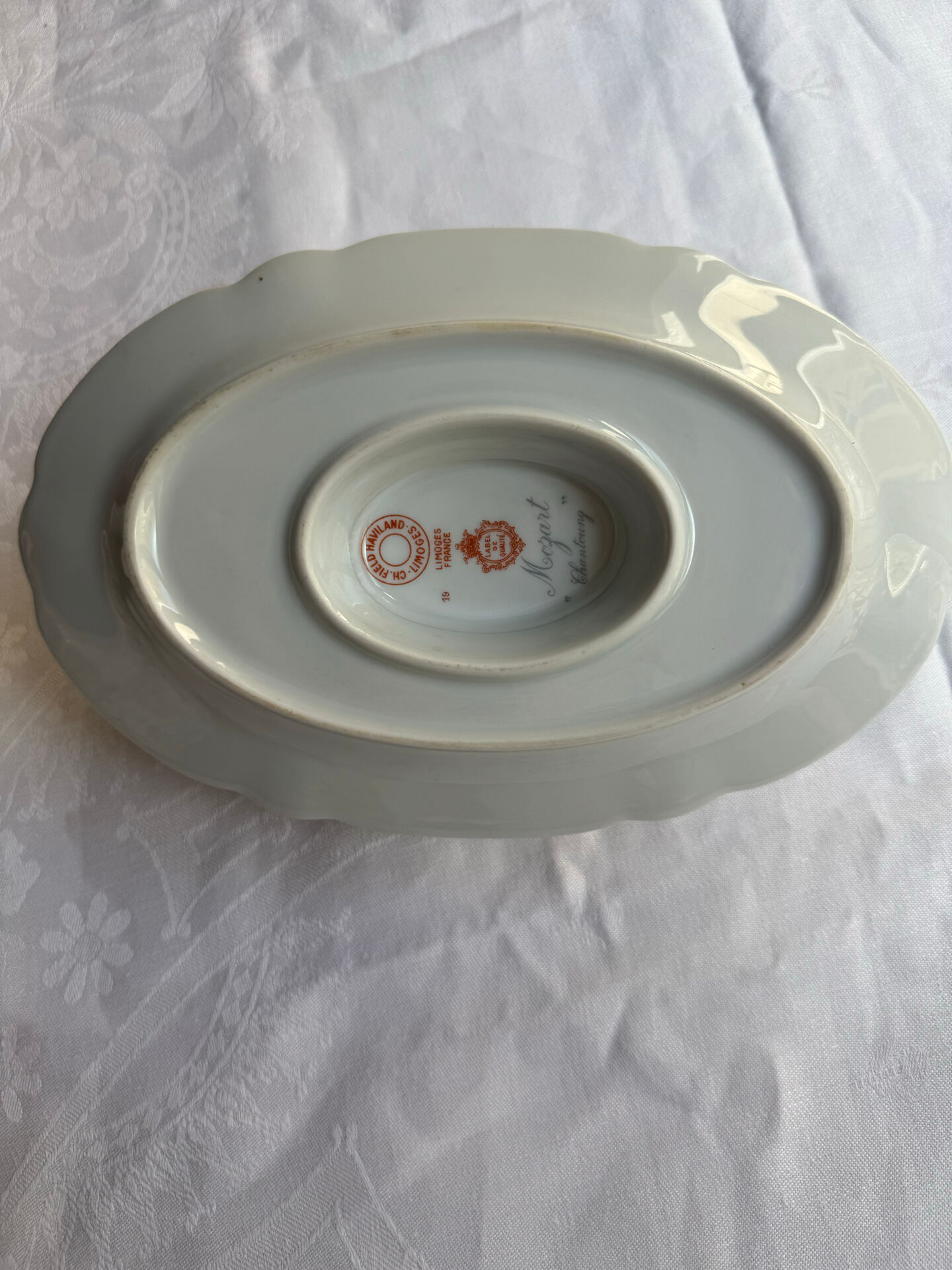 Haviland Limoges Sauce Boat - Mozart Chantoung